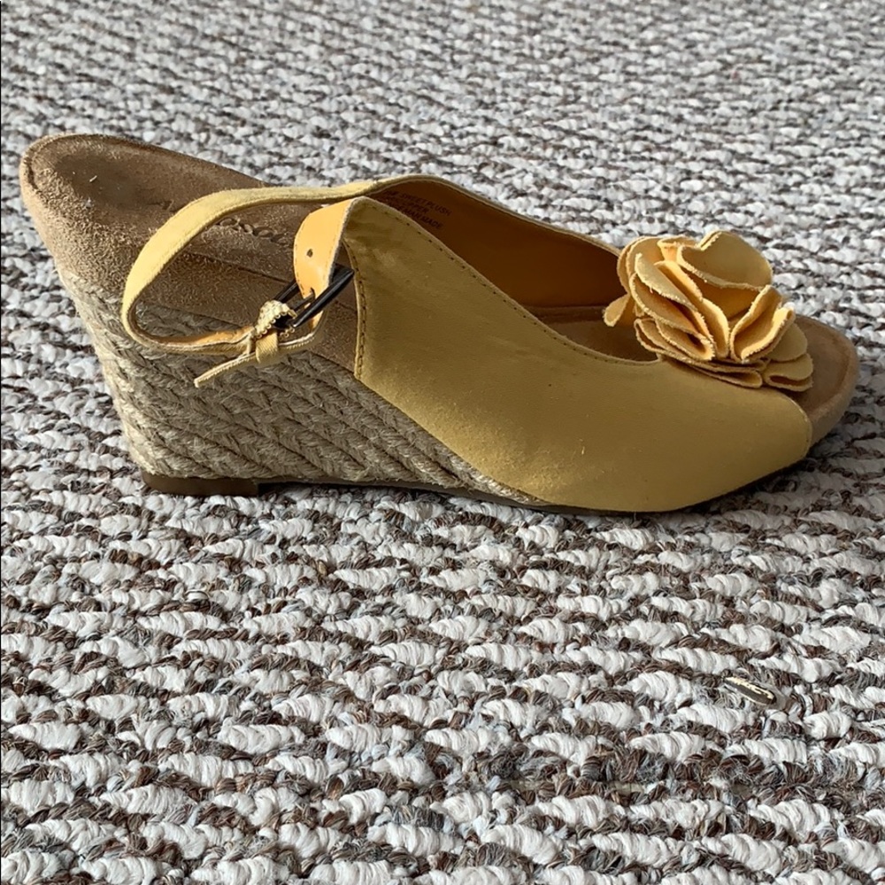 Yellow Wedge Heels - Picture 2 of 3
